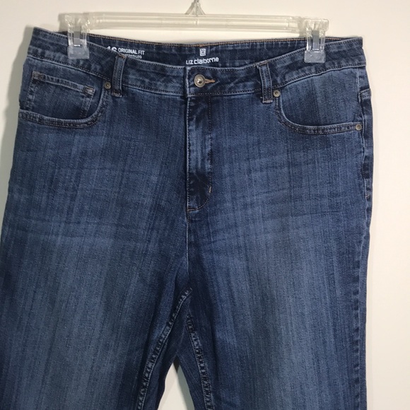 Vtg New LIZ CLAIBORNE Jeans 16 Tapered Leg - Picture 2 of 9